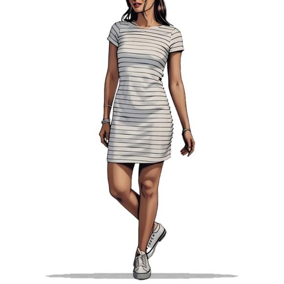 Molde Modelagem Vestido Baby Look Adulto em pdf Pp ao Gg