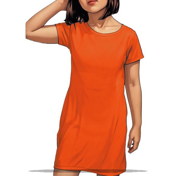 Molde Modelagem Vestido Baby Look Infantil de 2 a 16 Anos