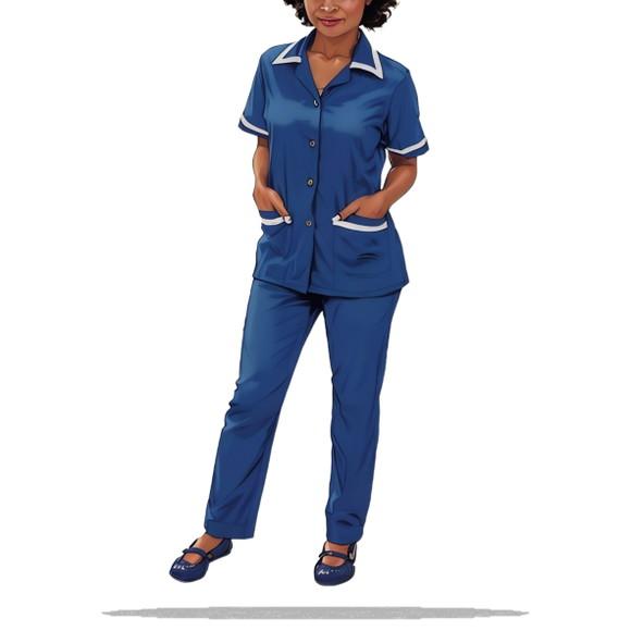 Molde Modelagem Uniforme Copeira Faxineira Fem P ao Xxg