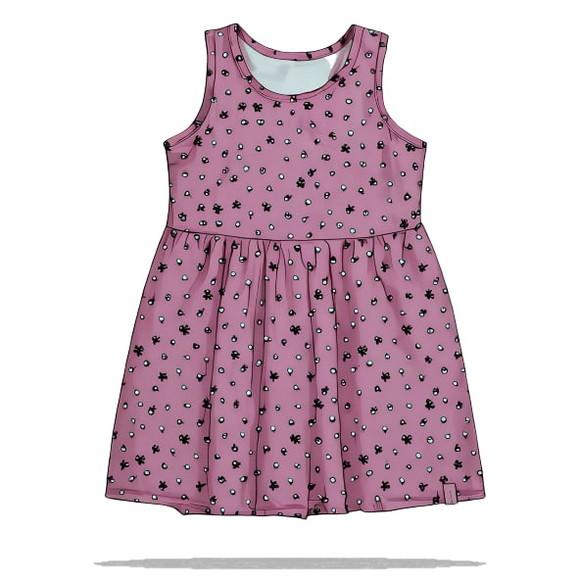 Molde Modelagem Vestido Malha Infantil com Viés 2 a 12 Anos