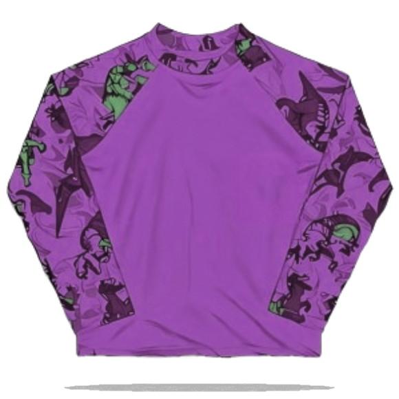 Molde para Costura em pdf Camiseta Inf Prot Uv Raglan 2 - 14