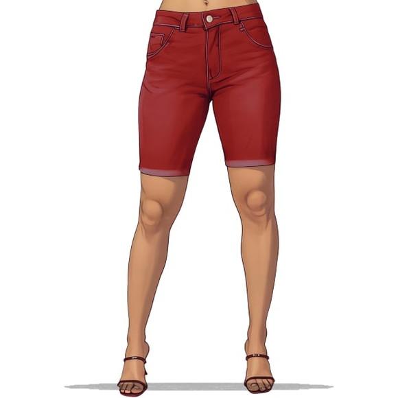 Molde para Costura em pdf de Bermuda Fem Jeans 36 ao 50