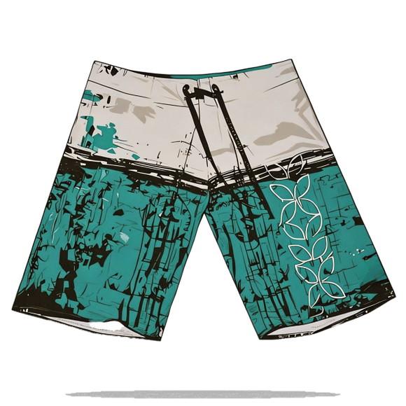 Molde para Costura em pdf de Bermuda Tactel Surf Masc 34-42