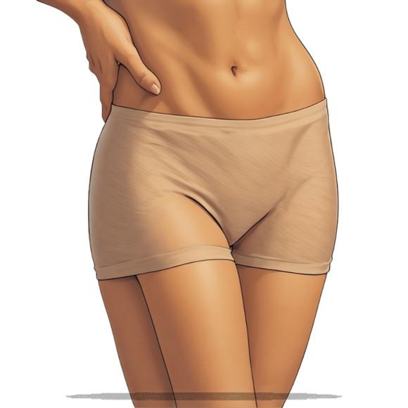Molde para Costura em pdf de Calcinha Feminina Boxer Pp - Xg