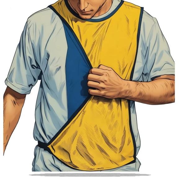 Molde para Costura em pdf de Colete Futebol Adulto do P - Xg