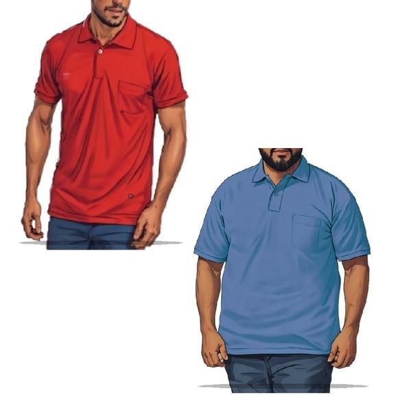 Molde para Costura em pdf de Polo Masc Pp ao G5 Plus Size