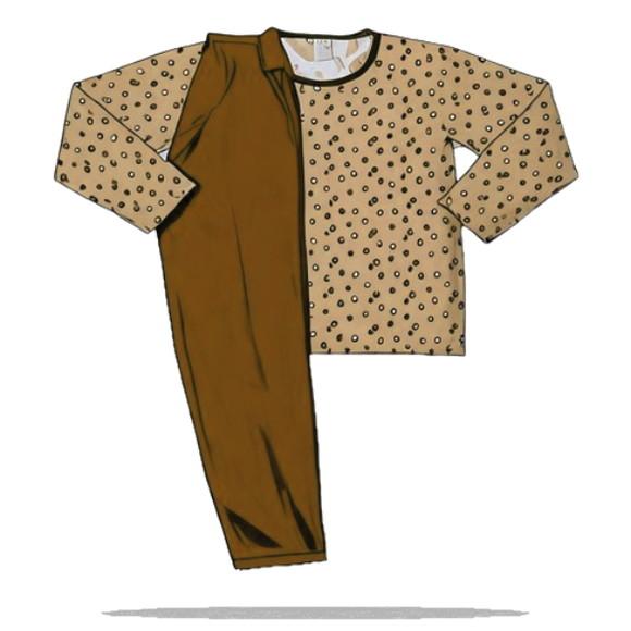 Molde para Costura em pdf de Pijama Bebê Inverno Rn a 1 Ano