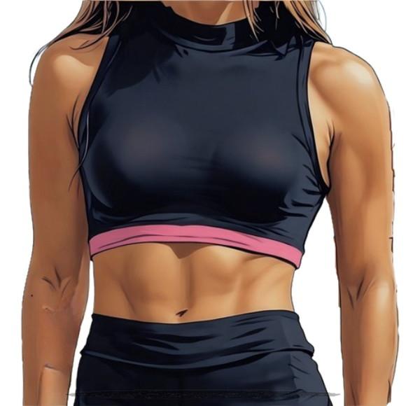 Molde para Costura em pdf de Top Fitness Alice do P ao Gg