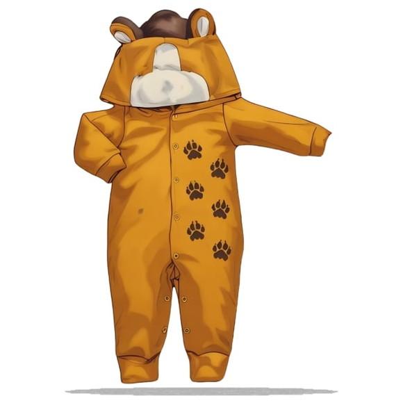 Molde para Costura em pdf Macacao Simples Infantil 1-5 Anos