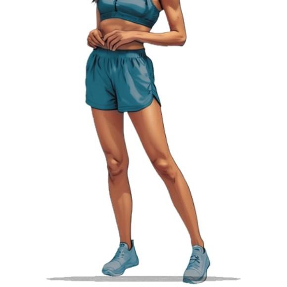 Molde para Costura em pdf Short Fem Calção Fitness P ao Xxg