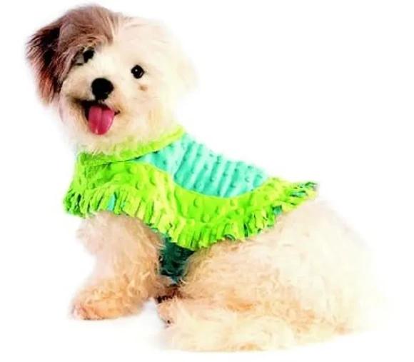 Molde Pet Roupinha De Cachorro Cão Poncho Com Flecos- Pdf