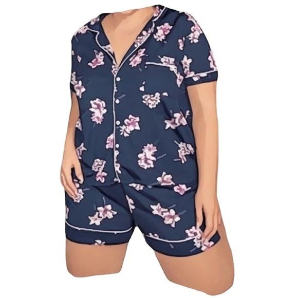 Molde Pijama Americano Curto Feminino P ao Xxg