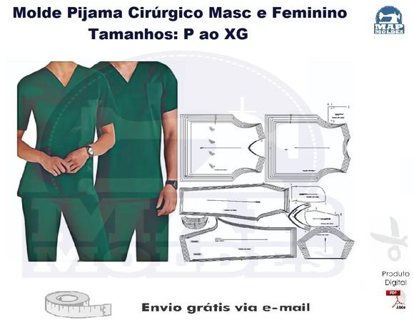 Molde Pijama Cirúrgico - Masculino e Feminino (p ao Xg) pdf