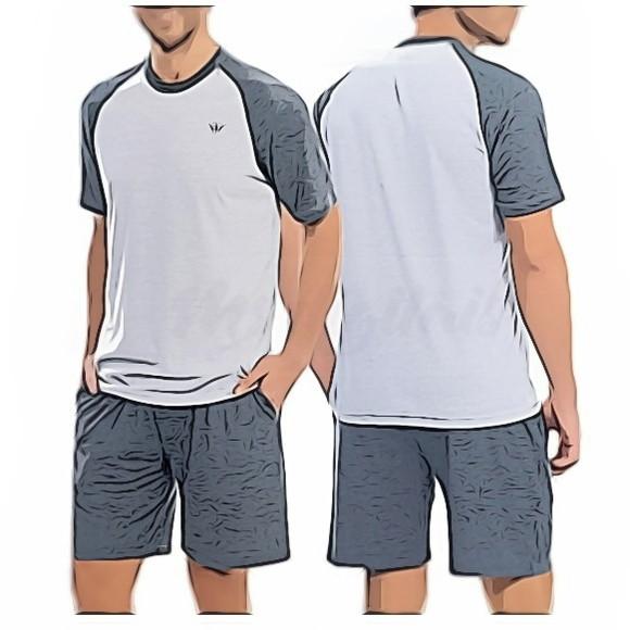 Molde Pijama Curto Raglan Adulto Masc P ao Gg #46