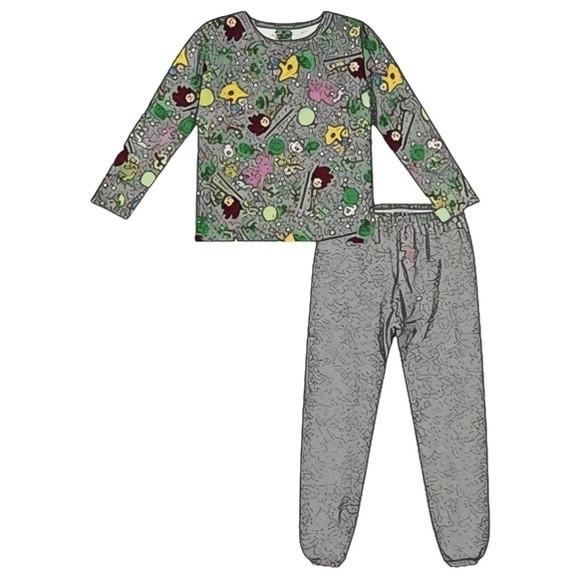 Molde Pijama Infantil Calça e Blusa Unissex 2 ao 12