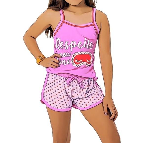 Molde Pijama Infantil Verão 2 a 8 Anos