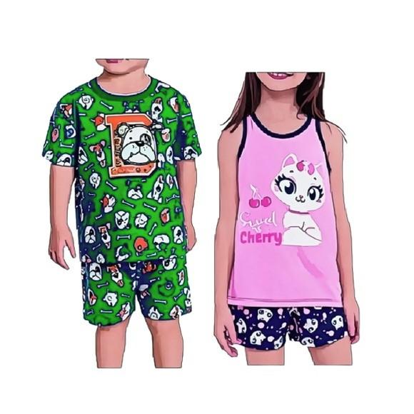 Molde Pijama Verão Inf Menino e Menina