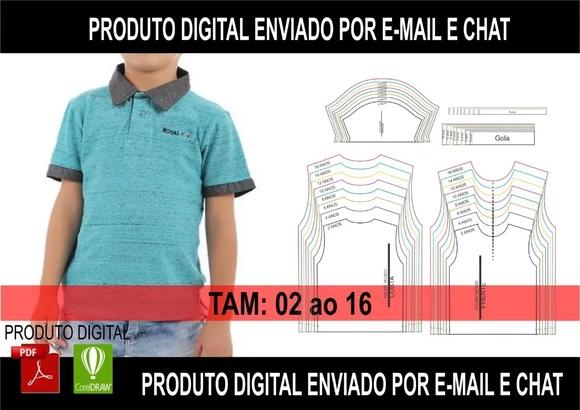 Molde Polo Tradicional Infantil + Gabarito