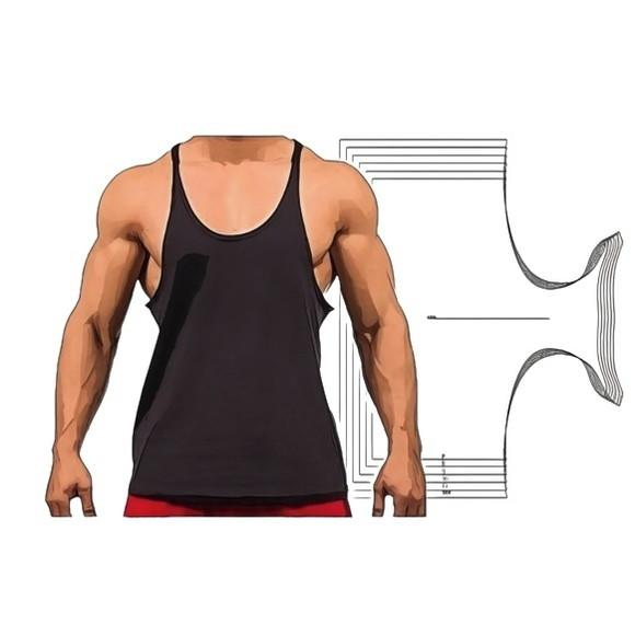 Molde Regata Fitnes Masculina Pp ao Xxg