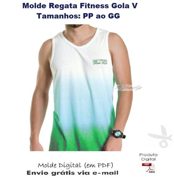 Molde Regata Fitness Gola V (PP ao GG) #369