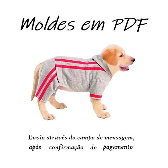 Molde Roupinha Para Cachorros Roupa Esportiva- Pdf