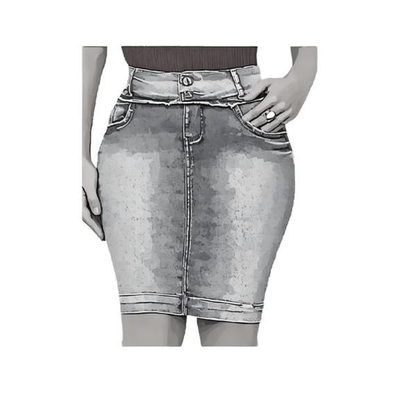 Molde Saia Jeans 34 ao 44 c Cós em pdf e Corel- Envio Email