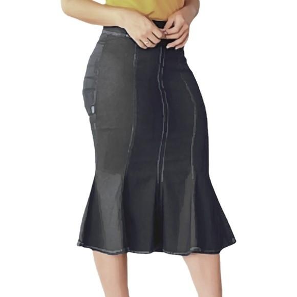 Molde Saia Sino Jeans 34 ao 44