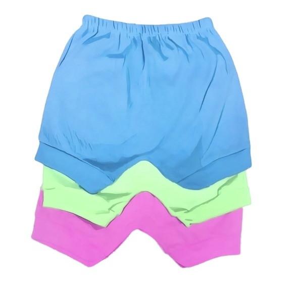 Molde Short Bebê com Punho sem Costura Lateral Rn a Gg