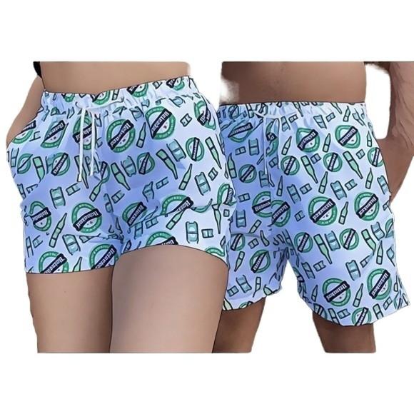Molde Short Casal Tactel Masc e Feminino P ao Xg