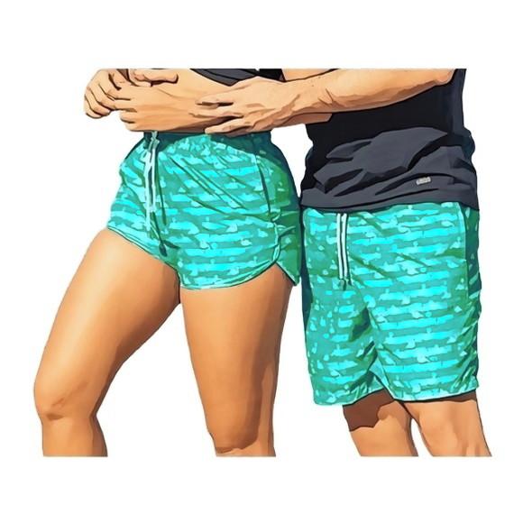 Molde Short Casal Tactel Masculino e Fem P ao Xg