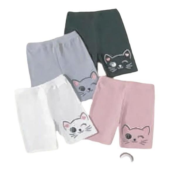 Molde Short Ciclista Infantil sem Costura Lateral 2 a 14