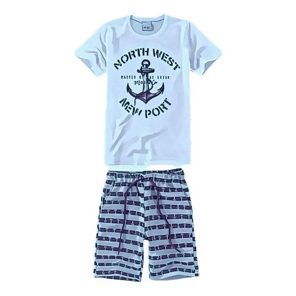 Molde Short e Camisa Infantil Verão Menino 2 ao 12