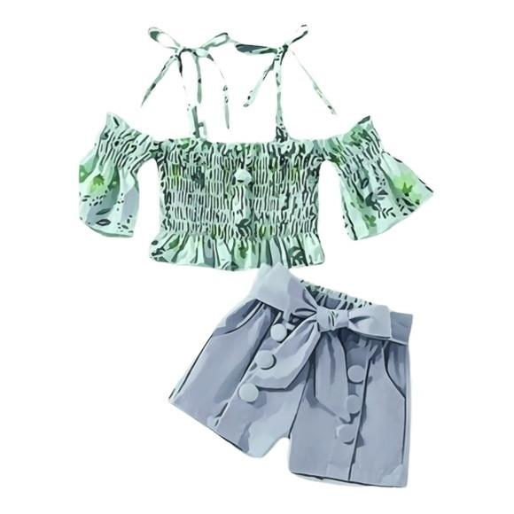 Molde Short e Blusinha com Latex Infantil P ao Gg