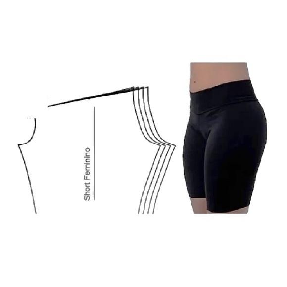 Molde Short Fitness Feminino-arquivo Digital