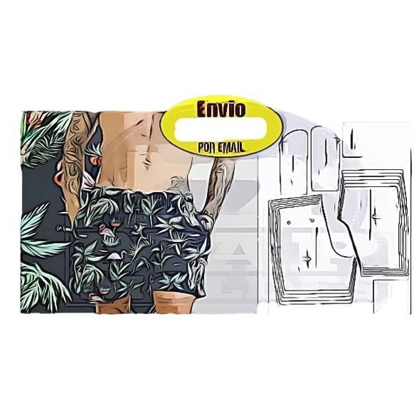 Molde Short Masculino - P ao Xgg Estilo Mauricinho - Digital