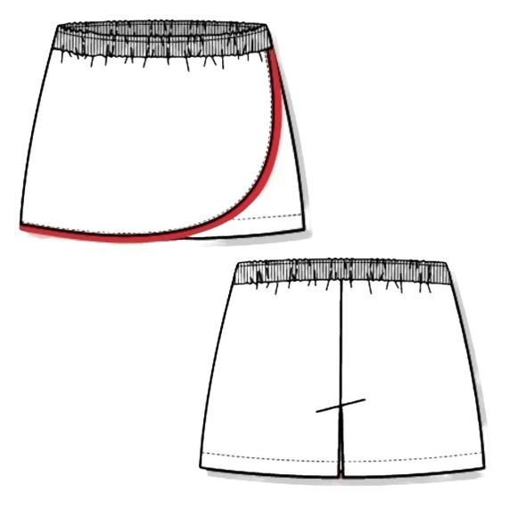 Molde Short Saia Infanto Juvenil 2 a 16 Anos) Envio E-mail