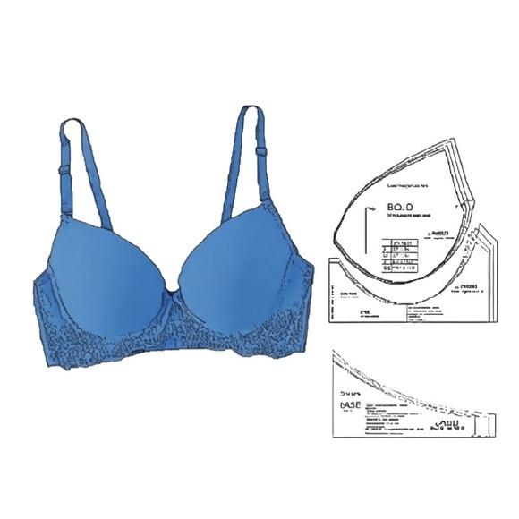 Molde Sutiã em Renda e Lycra Lingerie