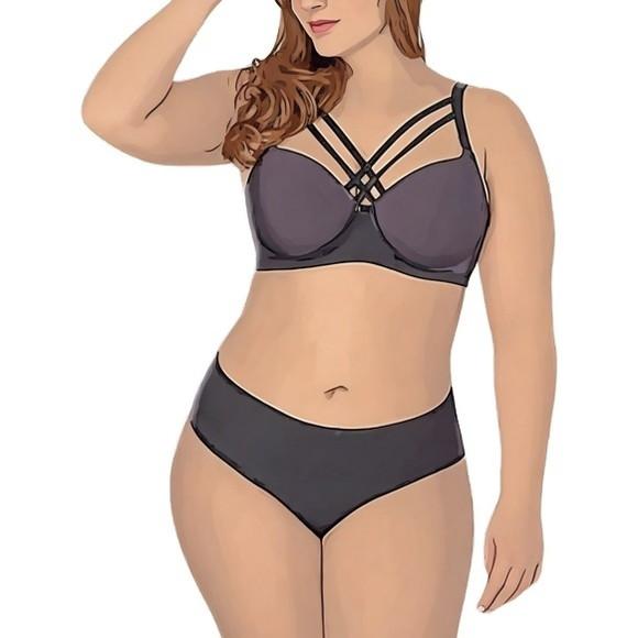 Molde Sutiã Bojo e Calcinha Microfibra Plus Size 46 ao 60