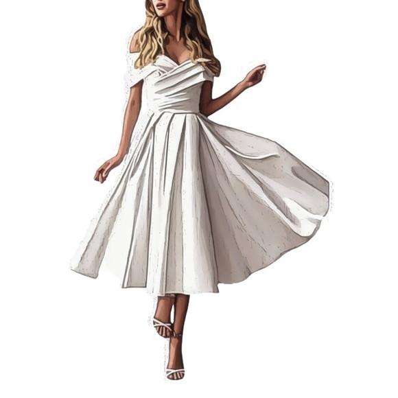 Molde Vestido Adulto com Pregas do P ao Xxg