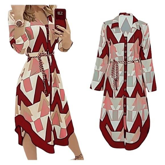 Molde Vestido Chemise m Longa Barra Arredondada P ao Gg