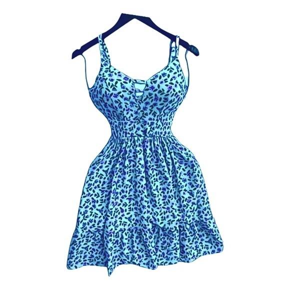 Molde Vestido de Alças com Saia Franzida P ao Gg
