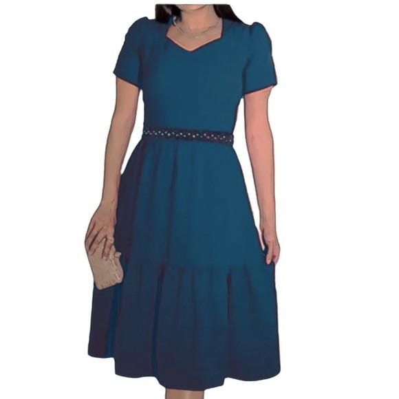 Molde Vestido Evangelico m Princesa Decote Coração P ao Xg
