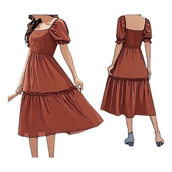 Molde Vestido Manga Bufante com Laxtex P ao Gg