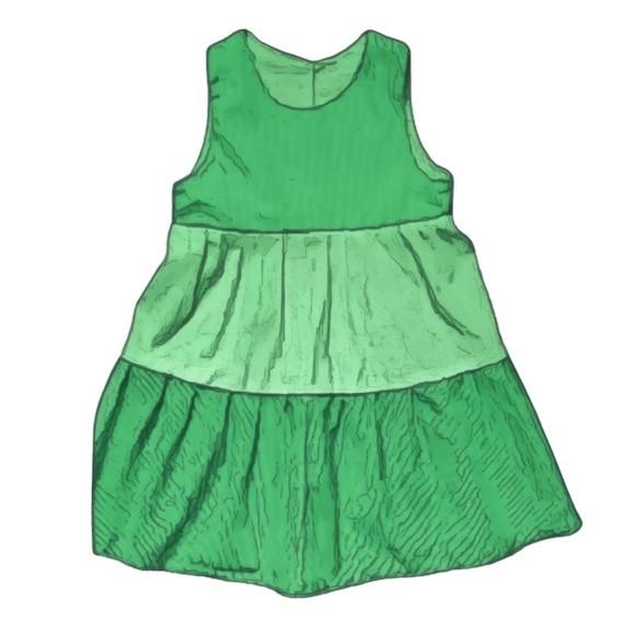 Molde Vestido Simples Infantil 2 ao 14
