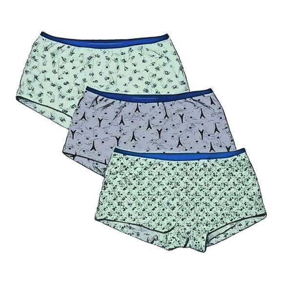 Moldes Calcinha Cueca Boxer Infantil 2 a 10 Anos