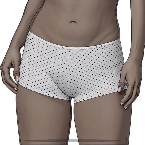 Moldes Digitais em pdf - Calcinha Feminina Boxer do Pp ao Xg
