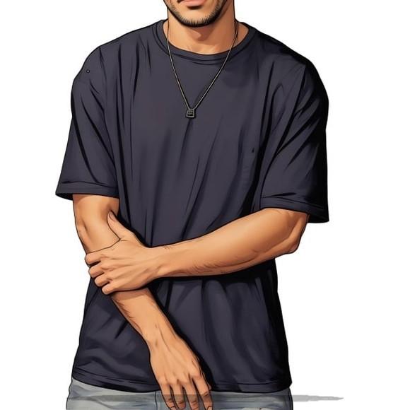 Moldes Digitais em pdf - Camiseta Oversized Adulto Pp ao Xxg