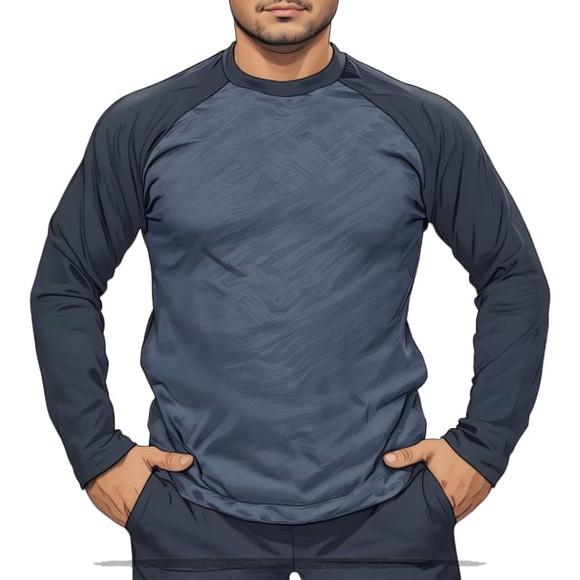 Moldes Digitais em pdf - Camiseta Raglan Longa Plus Size