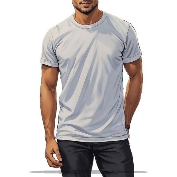 Moldes Digitais em pdf - Camiseta Basica m Curta Pp ao Gg
