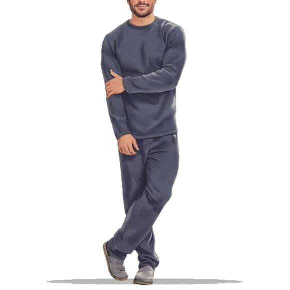 Moldes Digitais em pdf - Conj Pijama Trad Masc Inverno P-gg